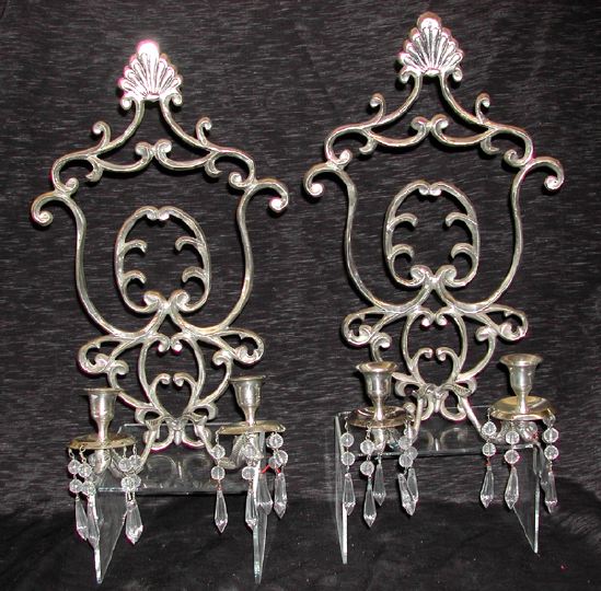 Pair of Continental Silverplate