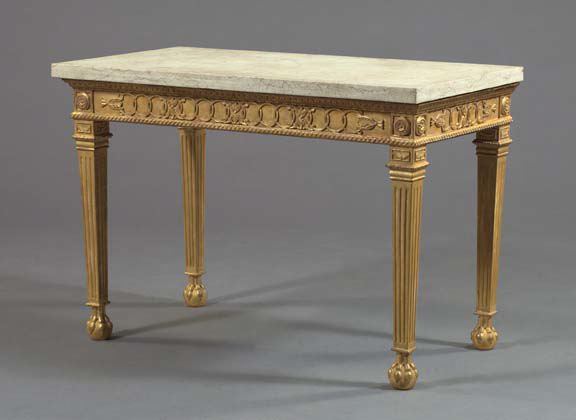 Regency Style Giltwood and Marble 3a5614