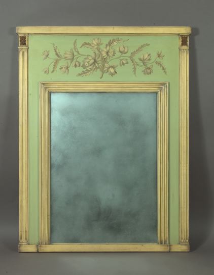 Louis XVI Style Trumeau Mirror  3a566d
