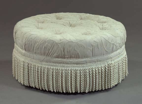 American Late Victorian-Style Upholstered