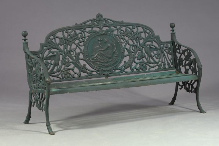 Victorian-Style Black Patinated Cast-Iron