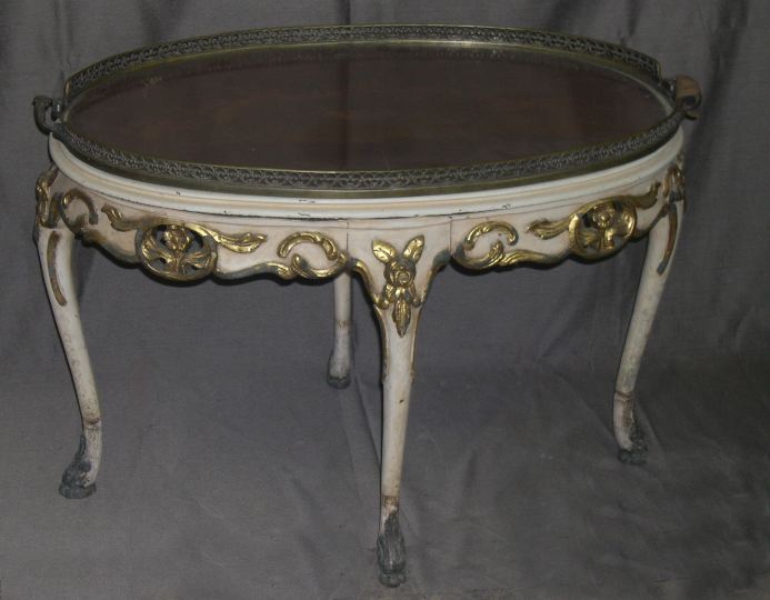 Rococo Revival Polychromed and