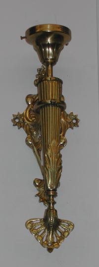 Pair of French Cast-Brass Single-Light