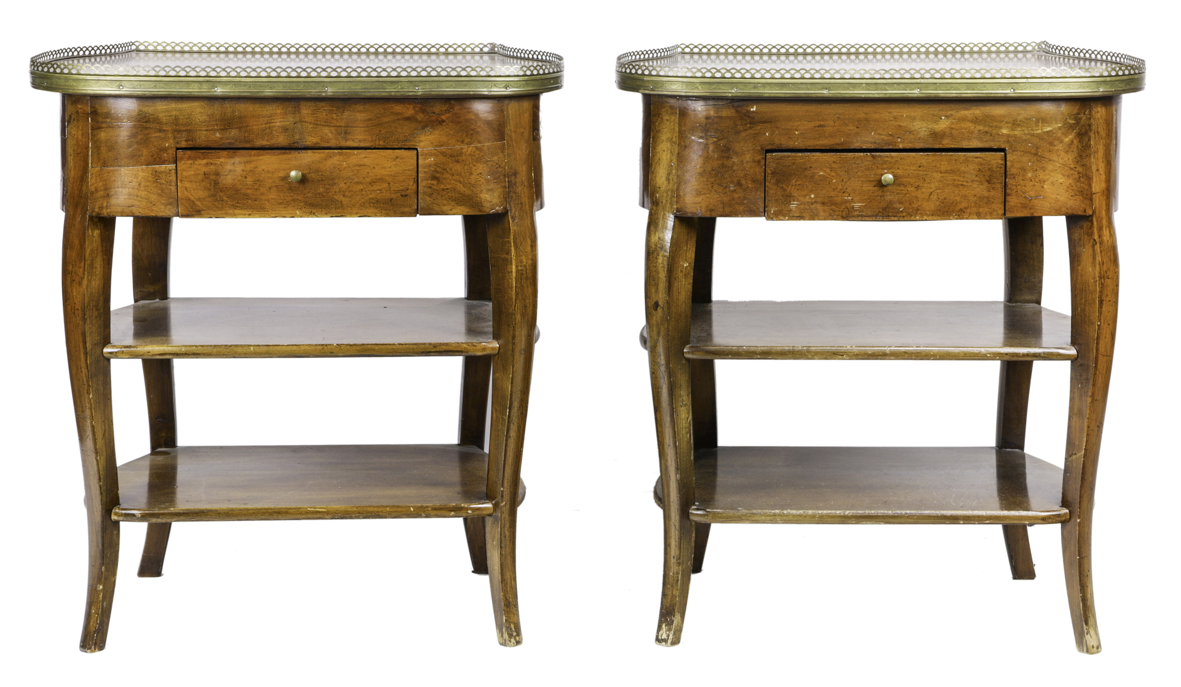 A PAIR OF LOUIS XV STYLE OCCASIONAL