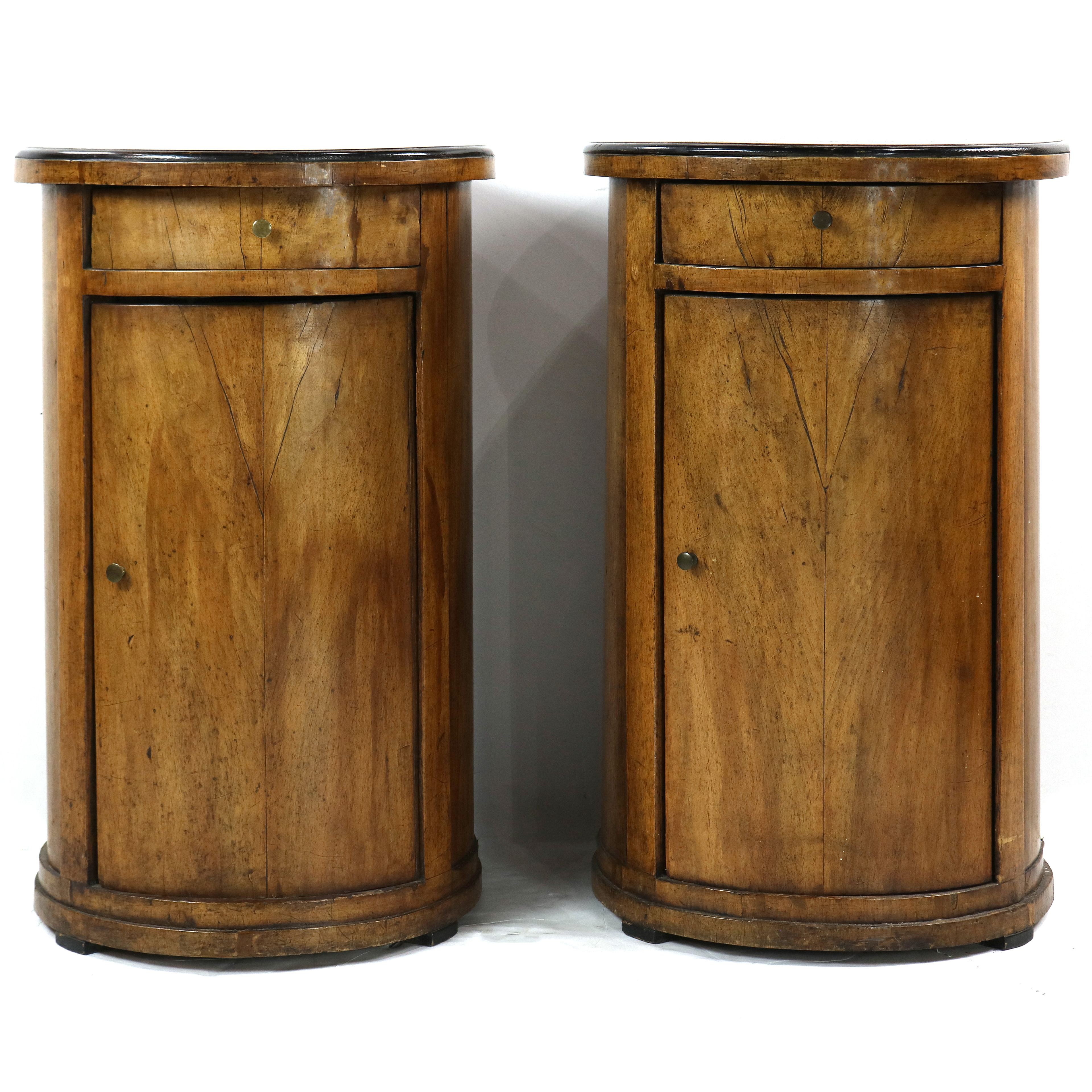 A PAIR OF BIEDERMEIER STYLE OCCASIONAL