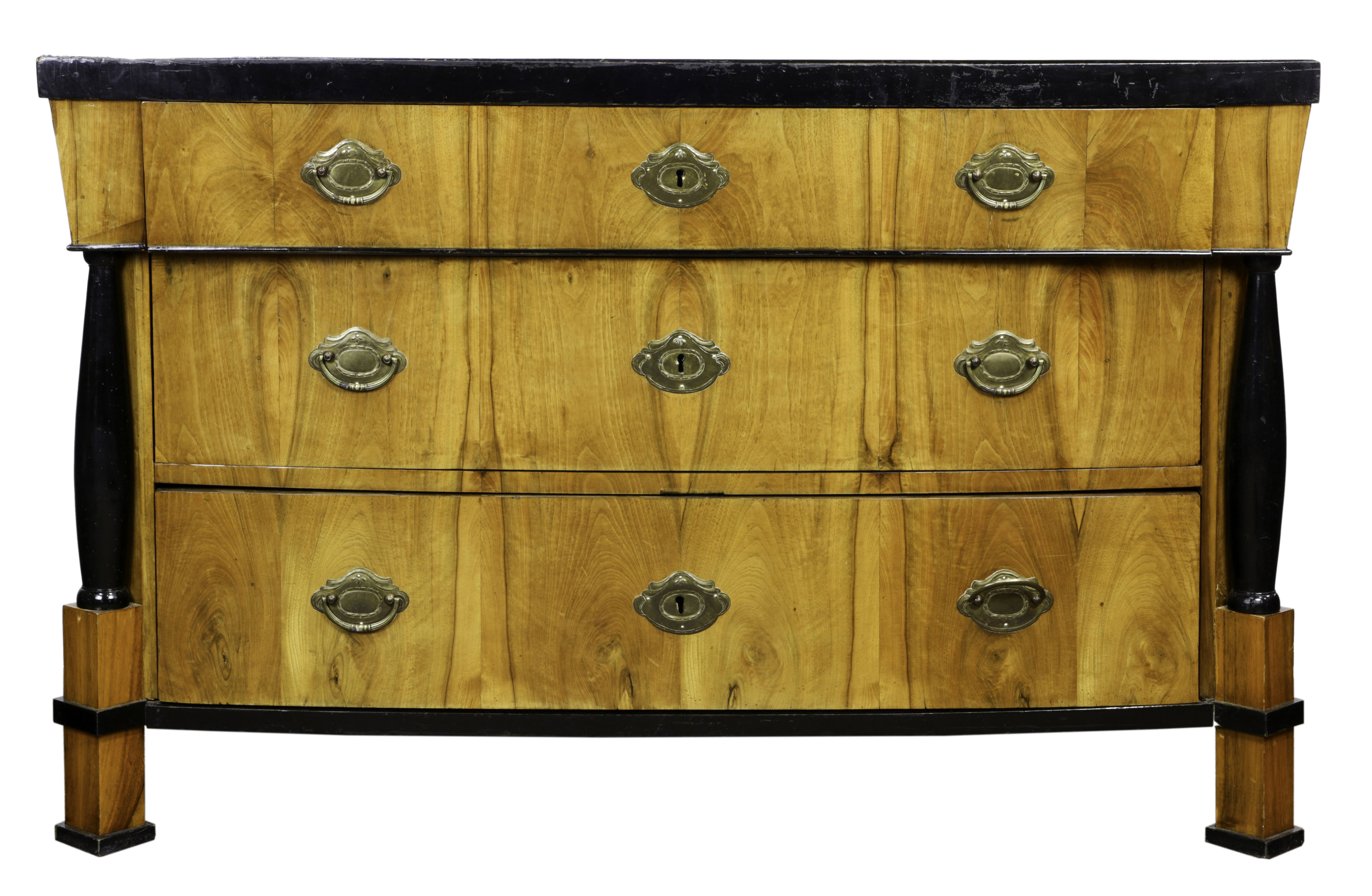 A BIEDERMEIER CHEST A Biedermeier