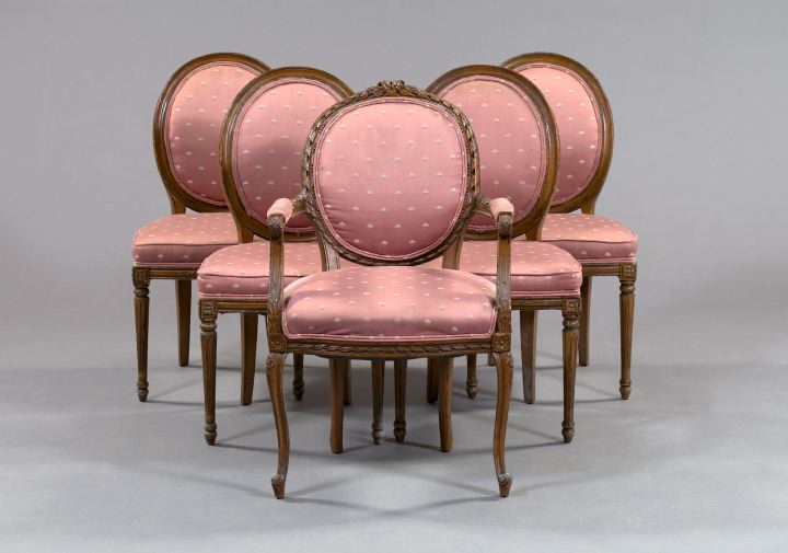 Harlequin Suite of Five Louis XVI Style 3a57bc