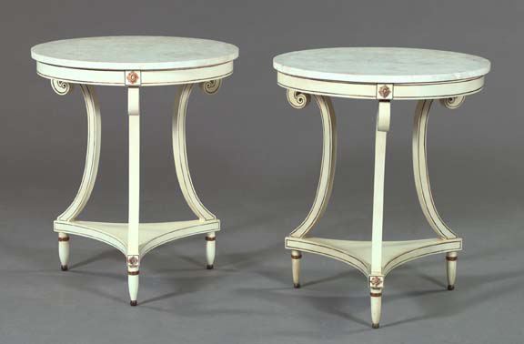 Pair of Continental Polychromed