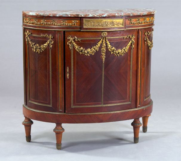 Louis XVI-Style Kingwood and Gilt-Bronze-Mounted