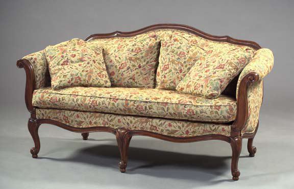 Provincial Louis XV-Style Fruitwood