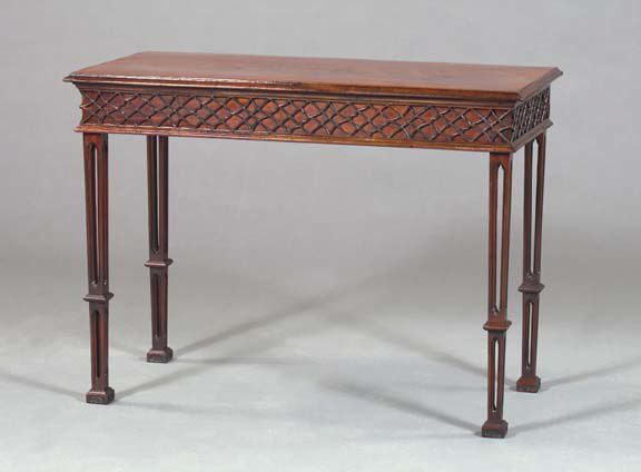 George III-Style Mahogany Side Table,
