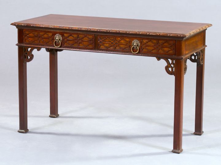 Chippendale Style Mahogany Writing 3a5837