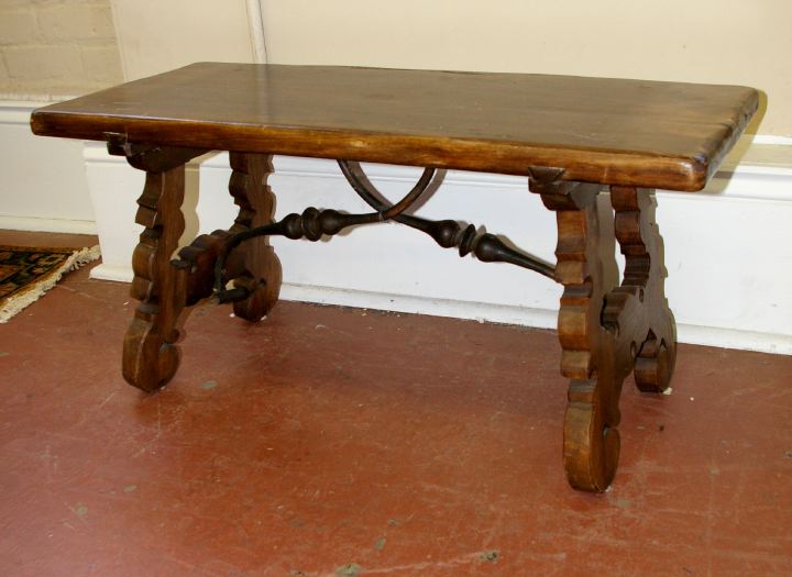 Spanish-Style Fruitwood Iron-Mounted