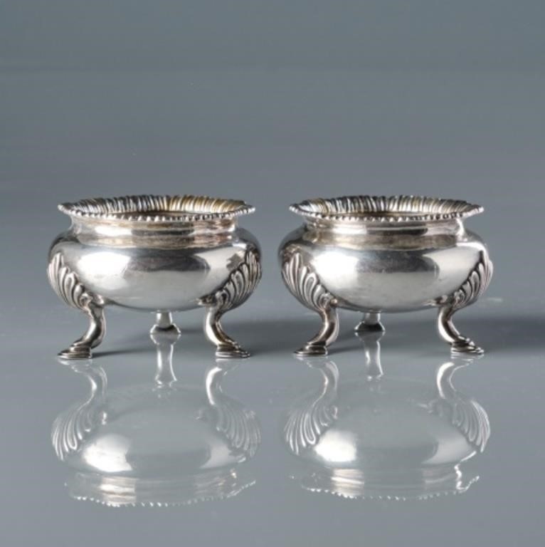 PAIR OF HUNT ROSKELL STERLING 3a8157