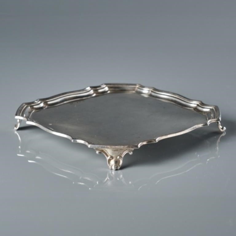 STERLING SILVER WAITEREngland, 20th