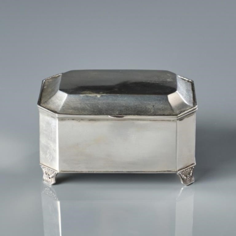 POLISH SILVER BOXEarly 20th century  3a816f