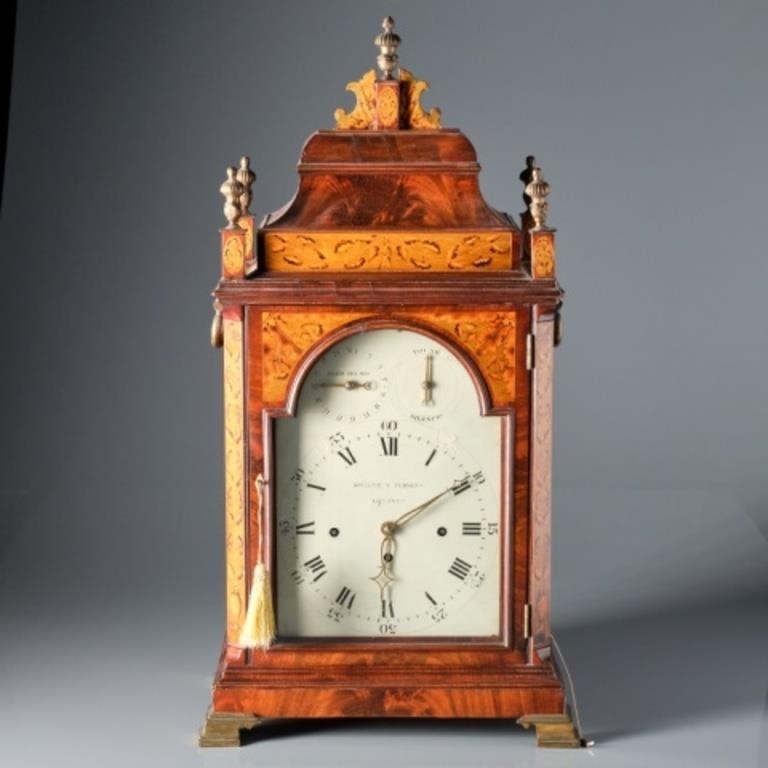 EXCEPTIONAL ENGLISH BRACKET CLOCKLondon  3a8215