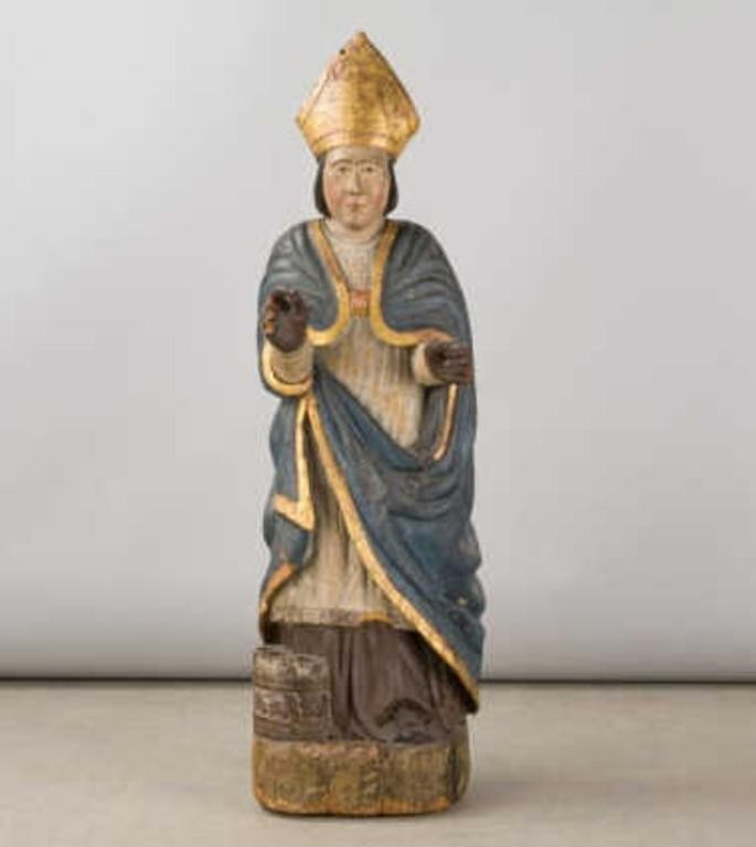 RENAISSANCE CARVING OF A BISHOPGermany,