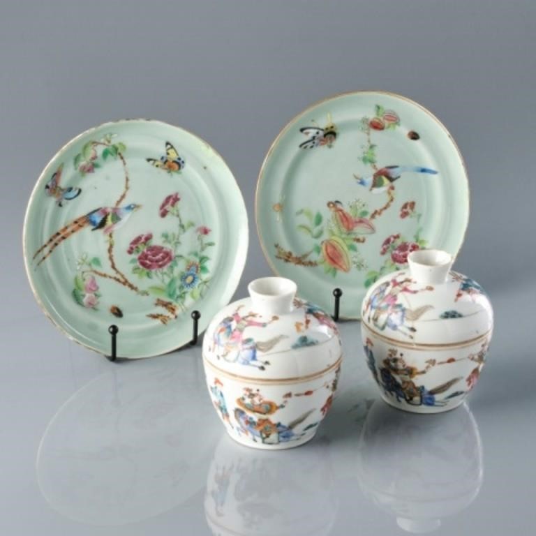 TWO PAIRS OF CHINESE PORCELAIN 3a82a0