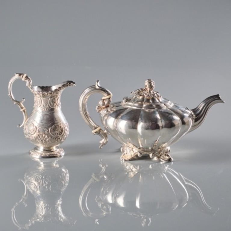 VICTORIAN ENGLISH STERLING TEAPOTmade 3a8301