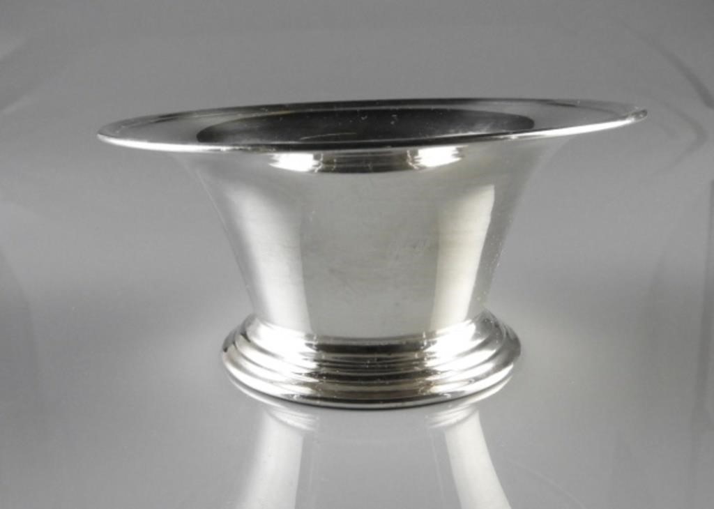 STERLING BOWLThe flared rim sterling