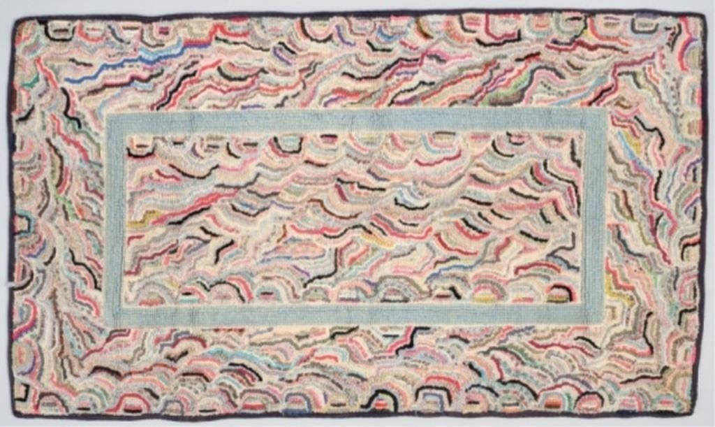 COLOURFUL HOOKED RUGA hooked rug 3a85e9