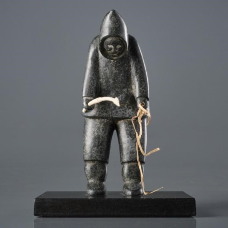 INUIT CARVING OF A HUNTERUnidentified