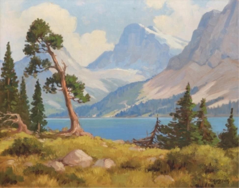 ROLAND GISSING 1895 1967 CANADIANRockies 3a8694