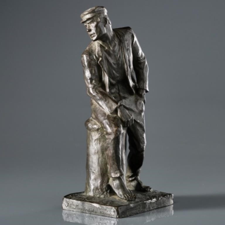 EARLY 20TH CENTURY BRONZE OF A 3a86c6