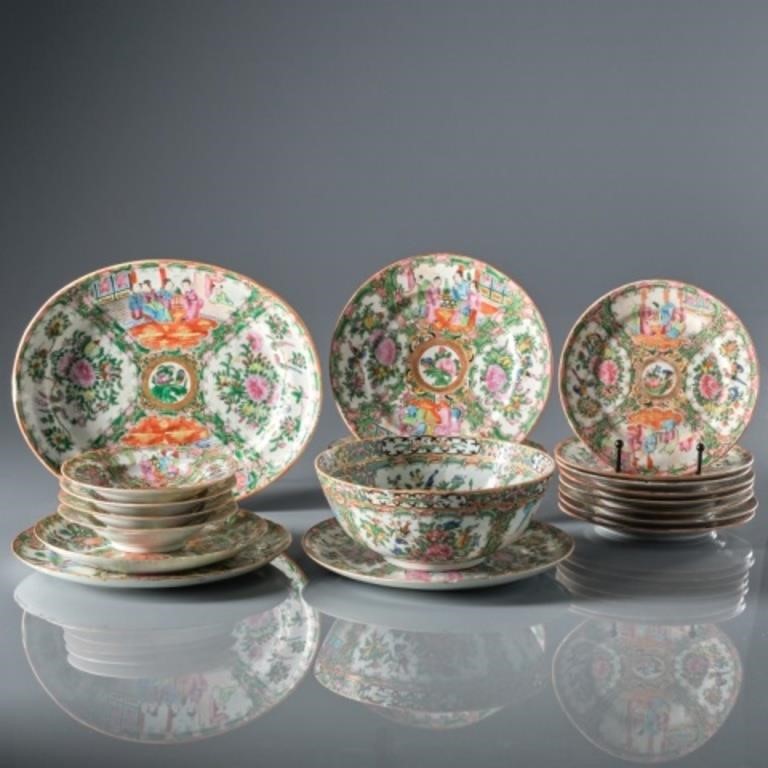 ASSORTMENT OF CANTON ENAMELLED 3a8710