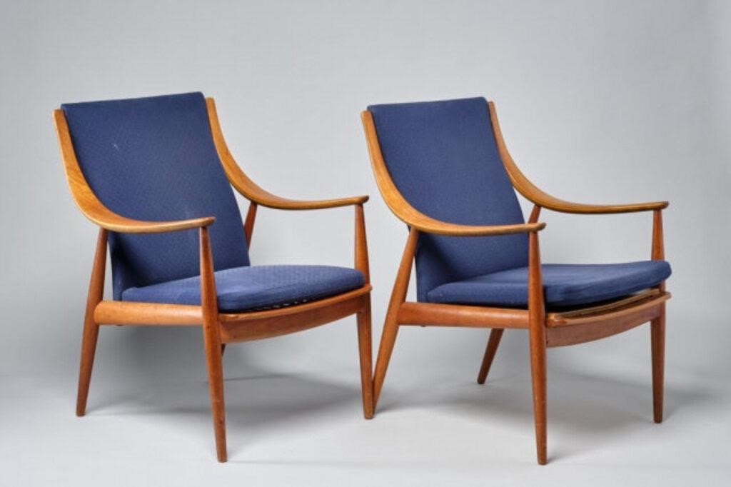 PETER HVIDT & O.M. NIELSEN ARMCHAIRS,