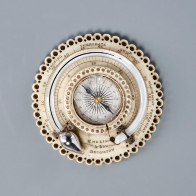 EARLY 19TH CENTURY POCKET THERMOMETER 3a884b