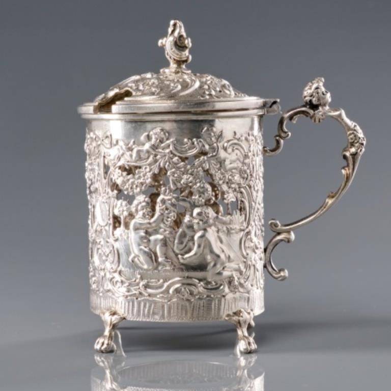 GERMAN SILVER CONDIMENT FRAMEA