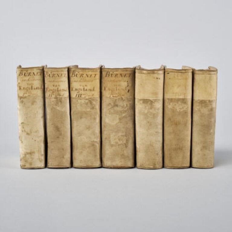 DUTCH VELLUM BOUND BOOKS HISTORY 3a898f