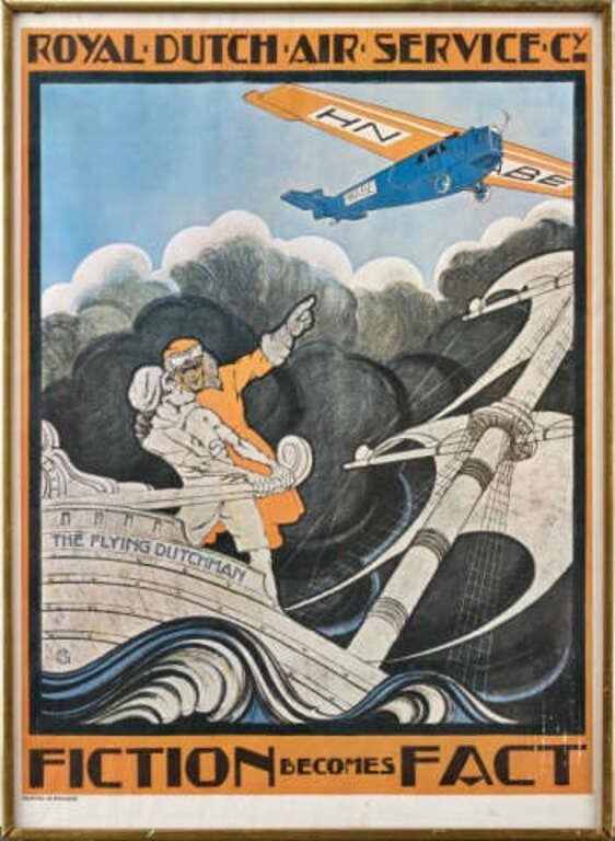 ROYAL DUTCH AIR SERVICE POSTERA