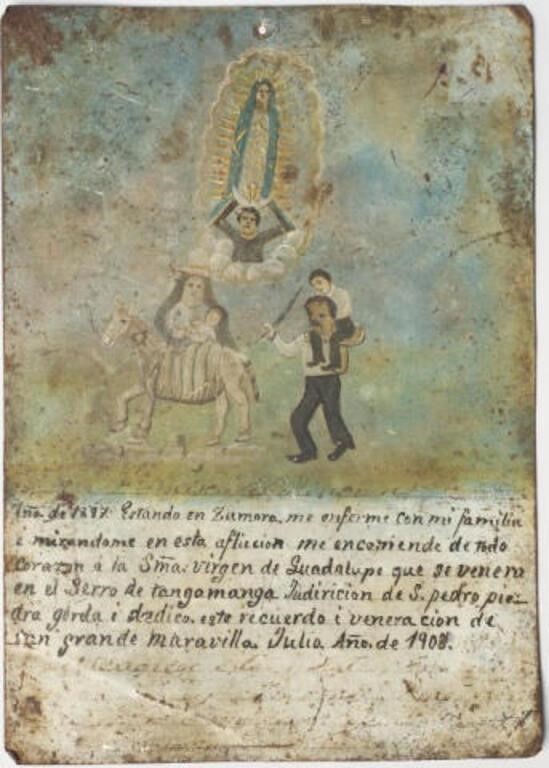 MEXICAN EX VOTOAn Ex Voto religious 3a89ae