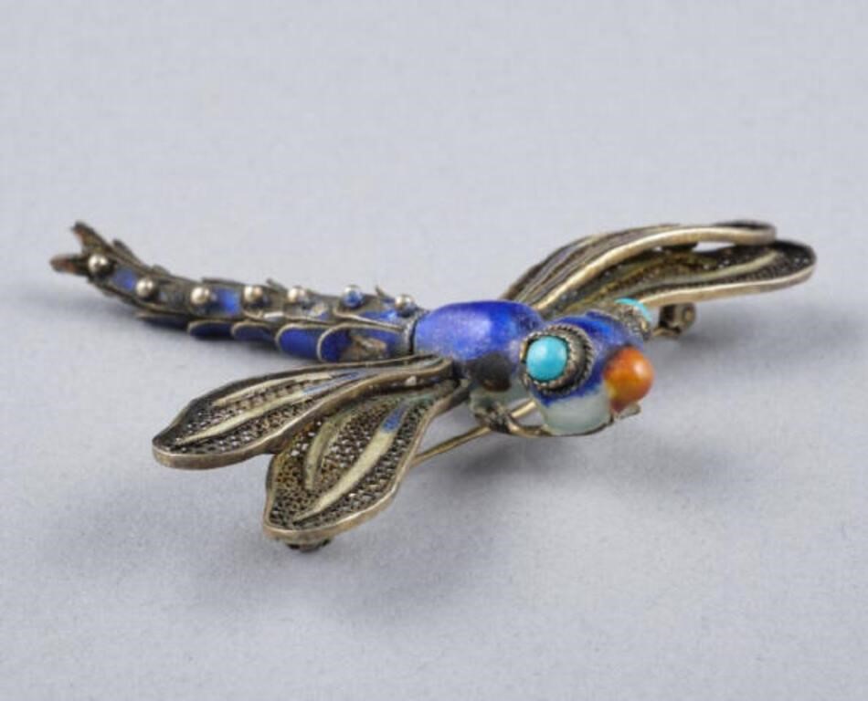 SILVER DRAGONFLY BROOCHA silver 3a8a4b