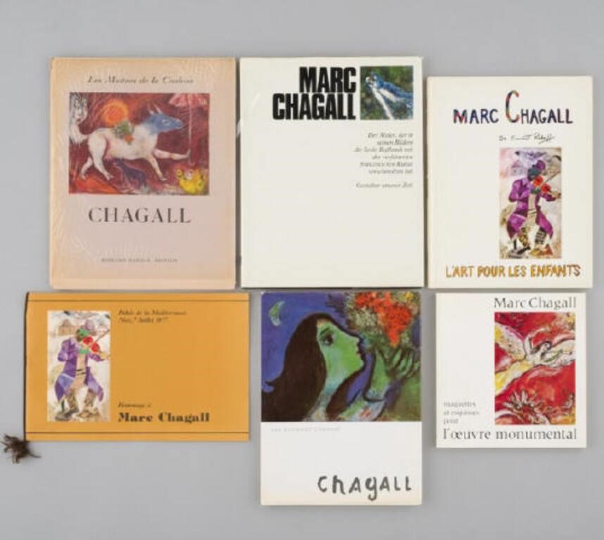 MARC CHAGALL AUTHOGRAPHED BOOKSMarc