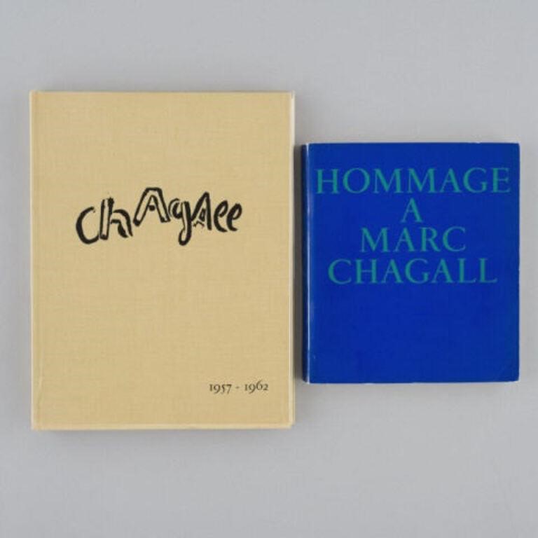 MARC CHAGALL AUTOGRAPHED BOOKSMarc