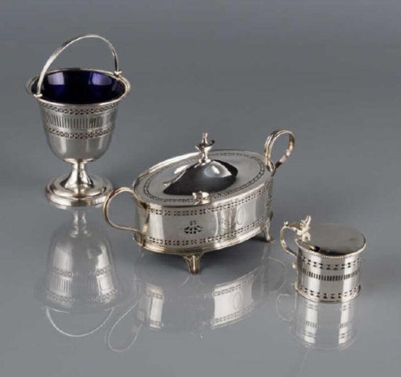 SILVER PLATED TABLEWAREA group 3a8b55