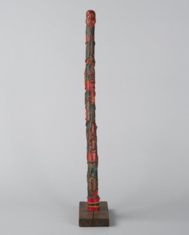 COLLINGWOOD TOTEM POLEA carved