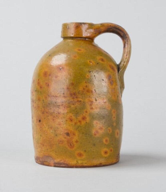 REDWARE JUGA redware jug with oxide