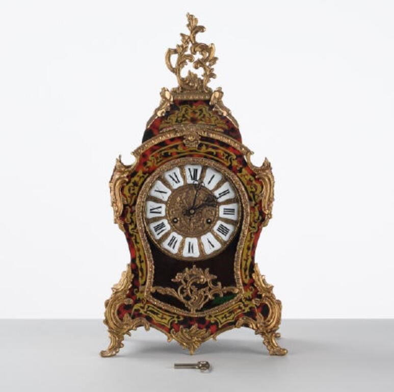 BOULLE STYLE MANTLE CLOCKAn elaborate 3a8d2b