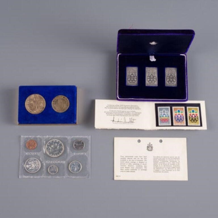 COINS & STAMPSA group of coin / stamp