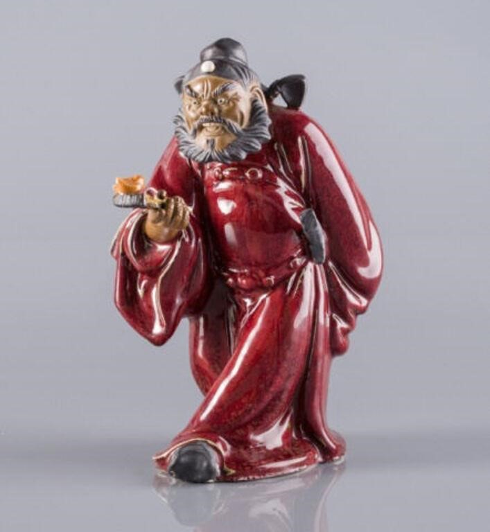 CHINESE SHIWAN FIGURE OF ZHONGKUIA Chinese