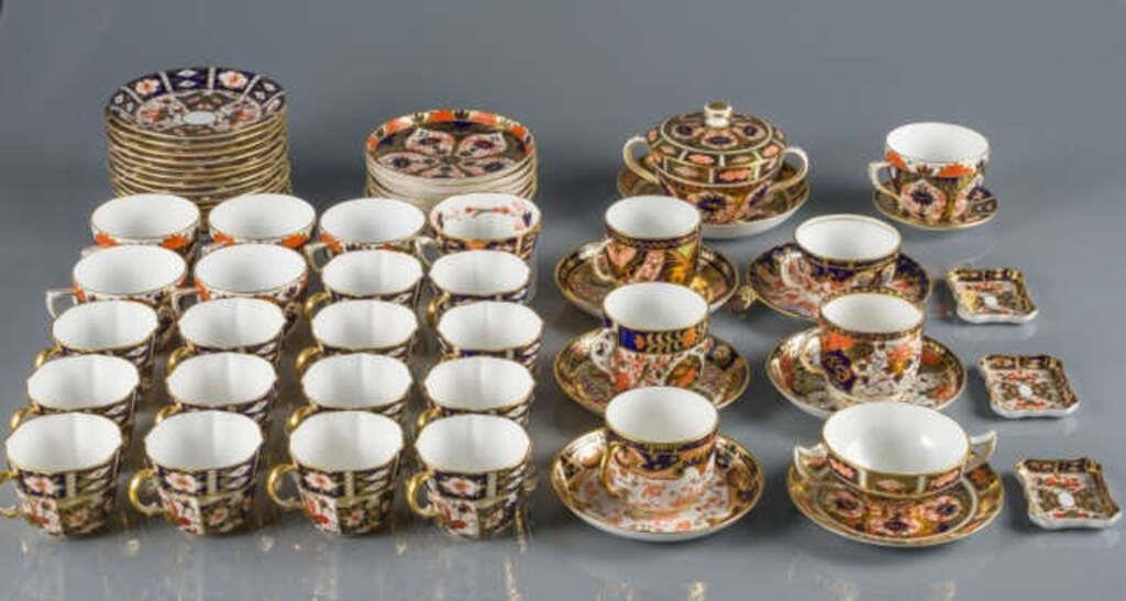 ROYAL CROWN DERBY PORCELAIN TEA