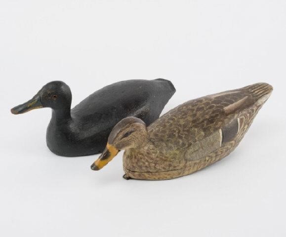 TWO DECOYS, MID 20TH CENTURYLot