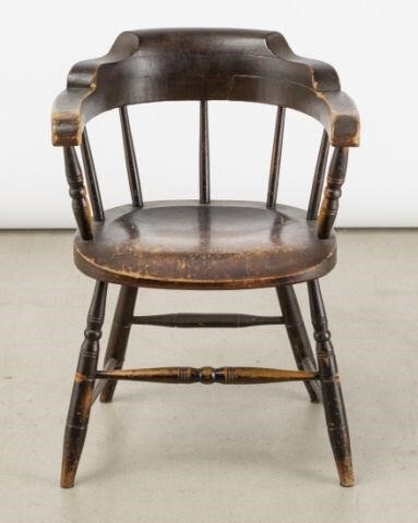 COLLAR BACK CHAIR, LANARK COUNTY,