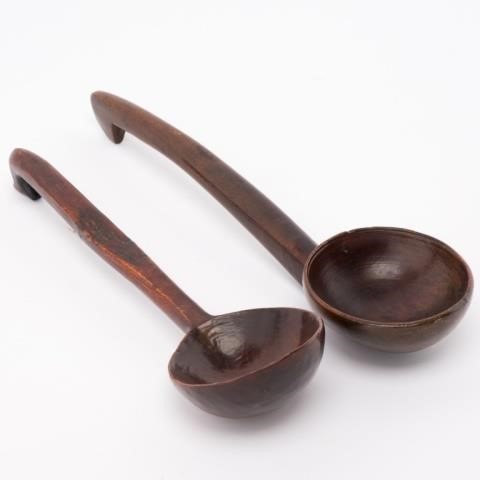 TWO DOUKHOBOR LADLES WESTERN CANADA  3a8fb4