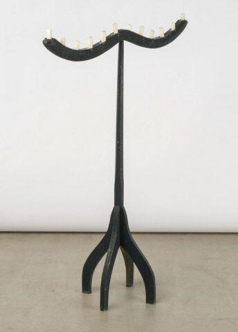 STANDING WOOD CANDELABRUM ONT  3a8faf